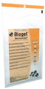Surgical Glove Biogel   Skinsense    Size 7.5 Sterile Polyisoprene Standard Cuff Length Micro-Textured Ivory Not Chemo Approved