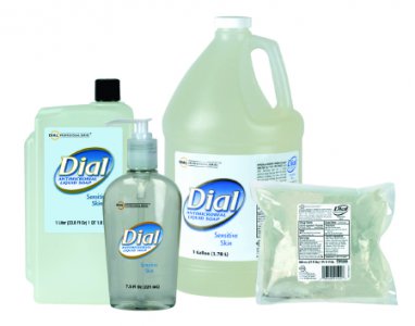 Antimicrobial Soap Dial   Professional for Sensitive Skin Liquid 7.5 oz. Pump Bottle Floral Scent