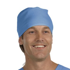 Surgeon Cap One Size Fits Most Blue Tie Closure