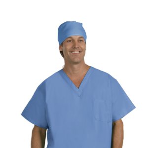 Surgeon Cap One Size Fits Most Blue Tie Closure