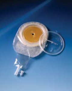 Ostomy Pouch Assura   Post-op One-Piece System 13-70 mm Stoma Drainable Flat, Trim to Fit