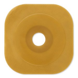 Ostomy Barrier FlexWear    Trim to Fit, Standard Wear Without Tape 44 mm Flange Green Code System Hydrocolloid Up to 1-1/4 Inch Opening