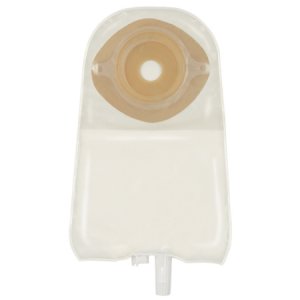 Urostomy Pouch ActiveLife   One-Piece System 10 Inch Length 1-3/4 Inch Stoma Drainable Pre-Cut