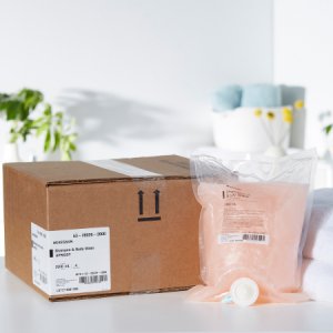 Shampoo and Body Wash McKesson 2,000 mL Dispenser Refill Bag Apricot Scent