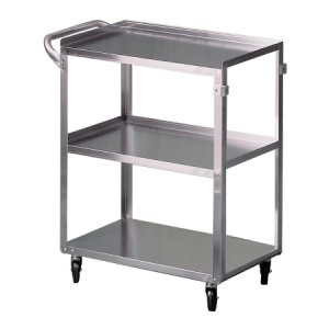 Utility Cart McKesson Stainless Steel 32.63 Inch Stainless Steel 15-1/2 X 24 Inch