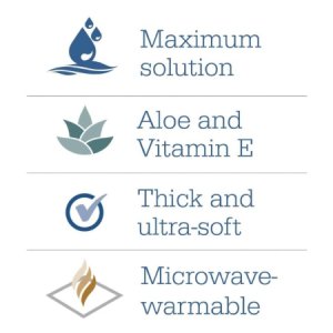 Rinse-Free Bath Wipe Essential Bath   Soft Pack Purified Water / Methylpropanediol / Glycerin / Aloe Unscented 5 Count