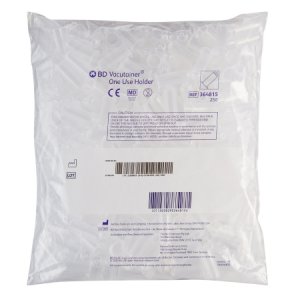 Tube Holder BD Vacutainer   Standard Size, Clear, Non-Stackable, Single Use, 250 / Shelf Pack For 13 mm and 16 Diameter Tubes