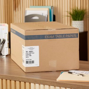 Table Paper McKesson 21 Inch Width White Crepe