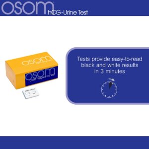 Rapid Test Kit OSOM   Fertility Test hCG Pregnancy Test Urine Sample 25 Tests CLIA Waived