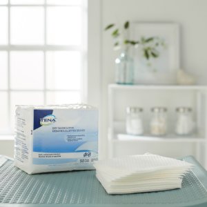 Washcloth TENA ProSkin    Dry 10-1/4 X 13 Inch White Disposable
