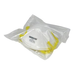 Particulate Respirator / Surgical Mask Gerson   Medical N95 Cup Elastic Strap One Size Fits Most White NonSterile Not Rated Adult