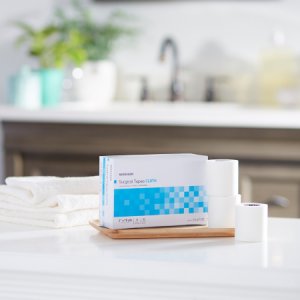 Medical Tape McKesson Air Permeable Silk-Like Cloth 2 Inch X 10 Yard White NonSterile