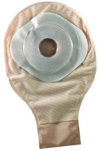 Colostomy Pouch ActiveLife   One-Piece System 10 Inch Length 1-1/2 Inch Stoma Drainable Flat, Pre-Cut