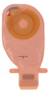 Ostomy Pouch Assura  Inspire One-Piece System 11 Inch Length 10 to 70 mm Stoma Drainable Flat, Trim to Fit