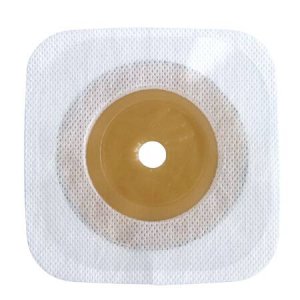 Ostomy Barrier Esteem synergy   Trim to Fit, Standard Wear Stomahesive   White Tape 45 mm Flange Universal System Hydrocolloid Up to 1-3/8 Inch Opening 4-1/2 X 4-1/2 Inch