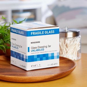 Sundry Jar McKesson 4 X 4 Inch Glass Clear