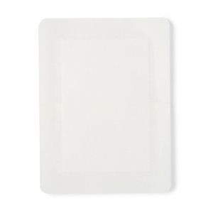 Adhesive Dressing McKesson 6 X 8 Inch Polypropylene / Rayon Rectangle White Sterile