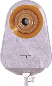 Urostomy Pouch Assura   One-Piece System 10-3/4 Inch Length 3/4 Inch Stoma Drainable Convex, Pre-Cut