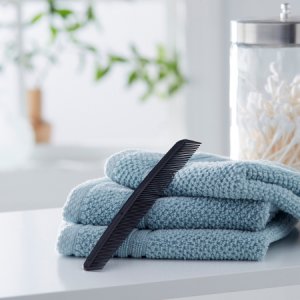 Plastic Comb McKesson 7 Inch Black Plastic