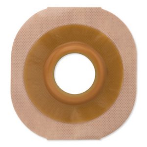 Ostomy Barrier New Image    Flextend    Precut, Extended Wear Without Tape 57 mm Flange Red Code System Hydrocolloid 1-1/8 Inch Opening