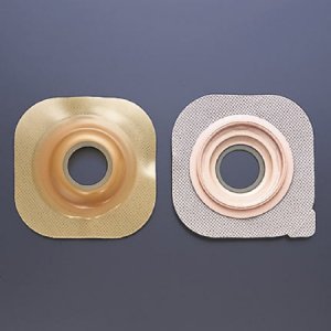 Ostomy Barrier New Image    FlexWear    Precut, Standard Wear Without Tape 57 mm Flange Red Code System 1-1/8 Inch Opening