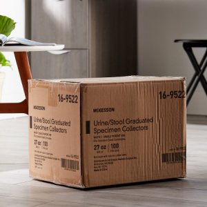 Commode Specimen Collector McKesson 800 mL (27 oz.) Without Closure Unprinted NonSterile