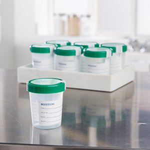 Specimen Container McKesson 120 mL (4 oz.) Screw Cap Sterile