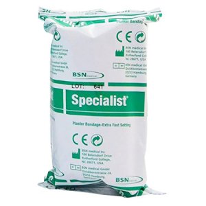 Plaster Bandage Specialist   3 Inch X 9 Foot Plaster of Paris White