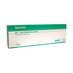 Plaster Splint Specialist   5 X 30 Inch Plaster of Paris White