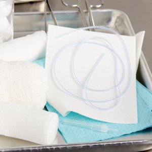 Wound Drain Tube McKesson Brand Silicone Perforated Style 7 Fr. Size