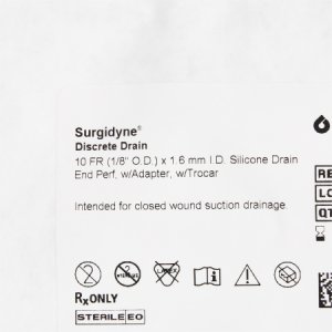 Wound Drain Tube McKesson Brand Silicone Perforated Style 10 Fr. Size