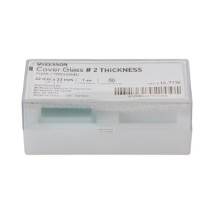 Cover Glass McKesson Square No. 2 Thickness 22 X 22 mm