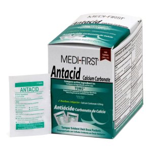 Antacid Medi-First   420 mg Strength Chewable Tablet 100 per Box