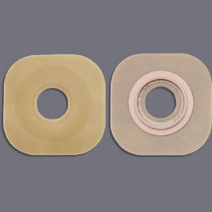 Ostomy Barrier New Image    Flextend    Precut, Extended Wear Without Tape 44 mm Flange Green Code System Hydrocolloid 1-1/4 Inch Opening