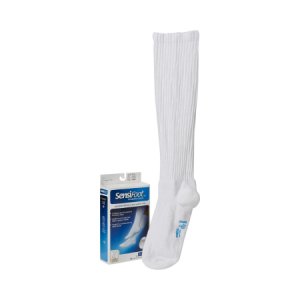 Diabetic Compression Socks JOBST   Sensifoot    Knee High X-Large White Closed Toe