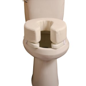 Toilet Seat Cushion DMI   4 Inch Height White Without Stated Weight Capacity