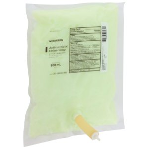 Antimicrobial Soap McKesson Lotion 800 mL Dispenser Refill Bag Herbal Scent