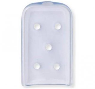 Instrument Tip Protecting Cap 1 L X 0.625 W Inch, Clear, With Vent, Flat, Sterile, Disposable