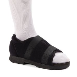Soft Top Post-Op Shoe   ssur   Large Adult Black