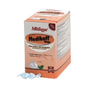 Cold and Cough Relief Medikoff   6.1 mg Strength Lozenge 300 per Box