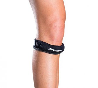 Patella Support Strap Surround   Medium Hook and Loop Closure Left or Right Knee