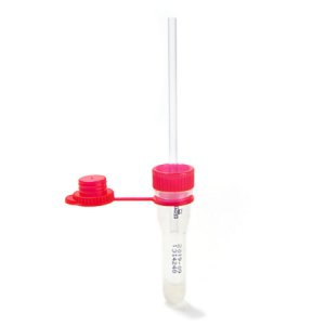 Safe-T-Fill   Capillary Blood Collection Tube Serum Tube Clot Activator / Separator Gel Additive 10.8 X 46.6 mm 200   L Red Attached Cap Plastic Tube