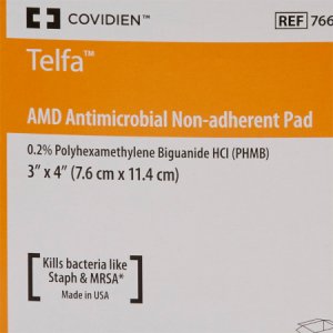 Impregnated Non-Adherent Dressing Telfa    AMD Non-adherent Material 3 X 4 Inch Sterile