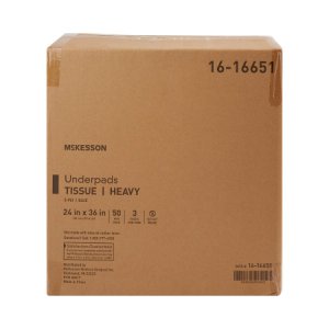 Procedure Underpad McKesson 24 W X 36 L Inch Blue NonSterile