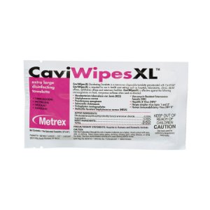 CaviWipes    Surface Disinfectant Premoistened Alcohol Based Manual Pull Wipe 50 Count Individual Packet Alcohol Scent NonSterile