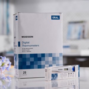 Digital Stick Thermometer McKesson Oral Probe Handheld