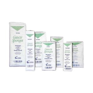 Gauze Sponge McKesson Brand Cotton 12-Ply 4 X 4 Inch Square NonSterile