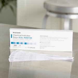 McKesson Sterilization Chemical Indicator Strip Steam / EO Gas 8 Inch