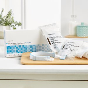 Tracheostomy Tube Holder McKesson Flexible Material Pediatric Adjustable