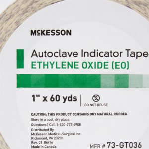 Ethylene Oxide Gas Indicator Tape McKesson 1 Inch X 60 Yard EO Gas